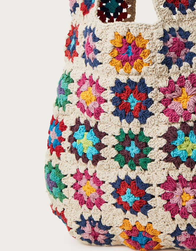 Crochet Shopper Bag, , large