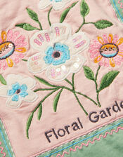 Floral Garden Stamp T-Shirt, Green (GREEN), large
