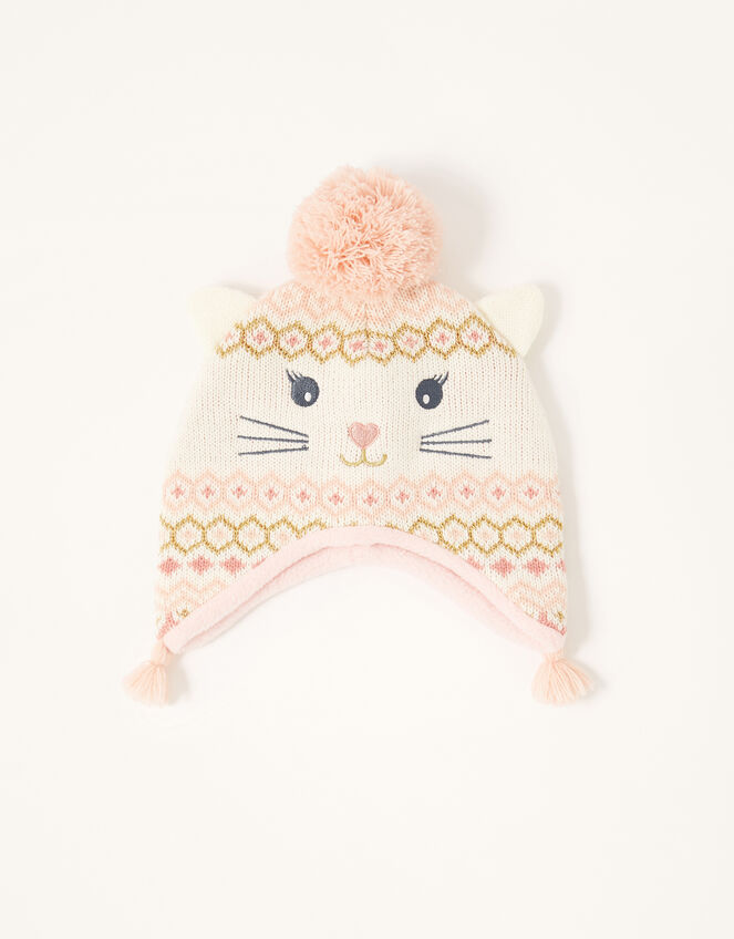 Baby Christmas Snowcat Hat, Multi (MULTI), large