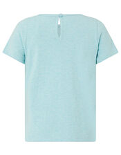 Disco Freya T-shirt and Sequin Skirt Set, Blue (AQUA), large