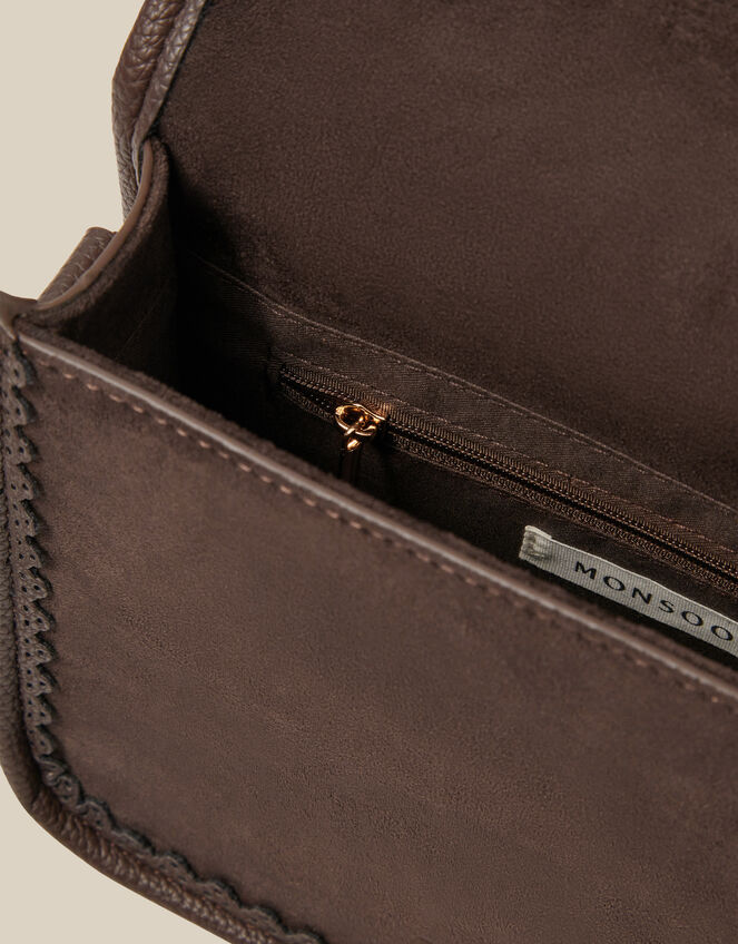 Amy Faux Suede Crossbody Bag, , large