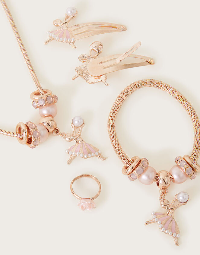 Ballerina Trinket Jewellery Set, , large