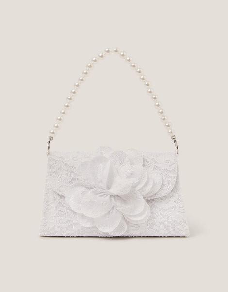 Mini Flower Lace Bridesmaid Bag, , large