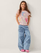 Sequin Flying Unicorn T-Shirt, Pink (PINK), large
