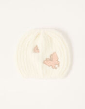 Dazzle Butterfly Beanie, Ivory (IVORY), large