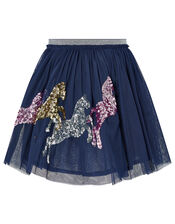 Disco Jessie Horse Tutu Skirt, Blue (NAVY), large