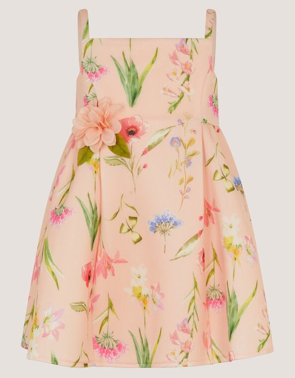 Baby Dream Strappy Floral Party Dress, Pink (PINK), large