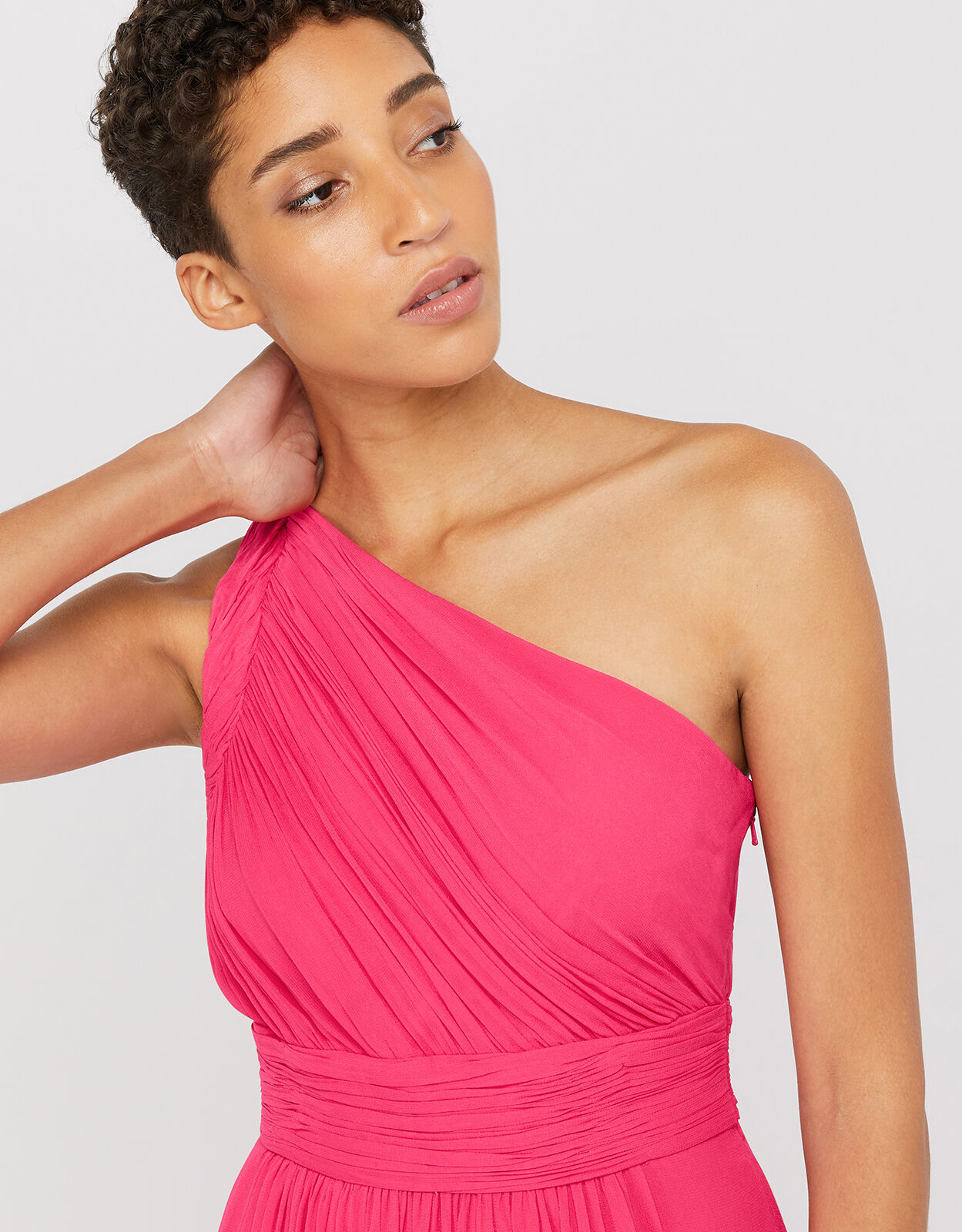 dani one shoulder maxi dress