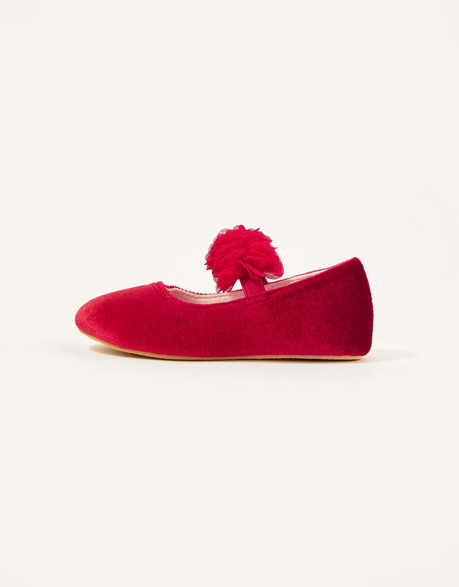 SHOE POM POM RED LARGE