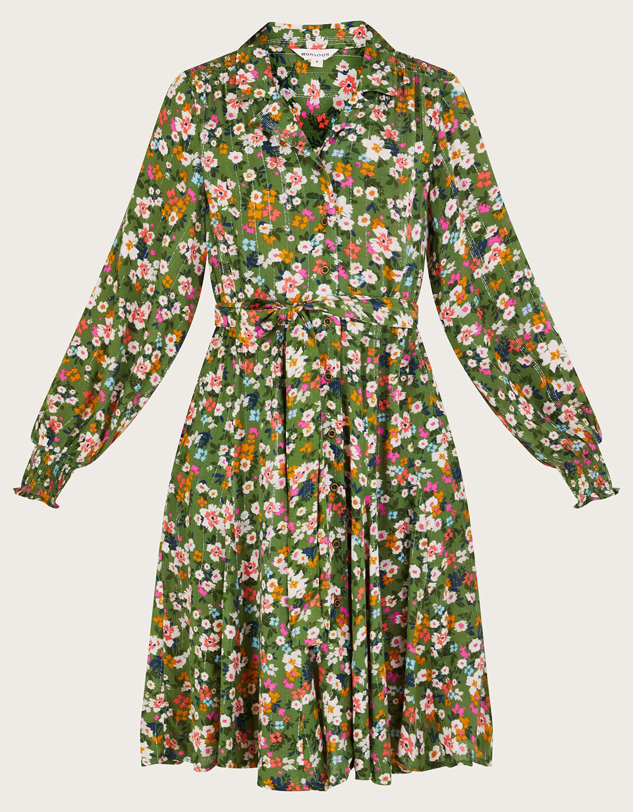 Monsoon green floral dress 2025