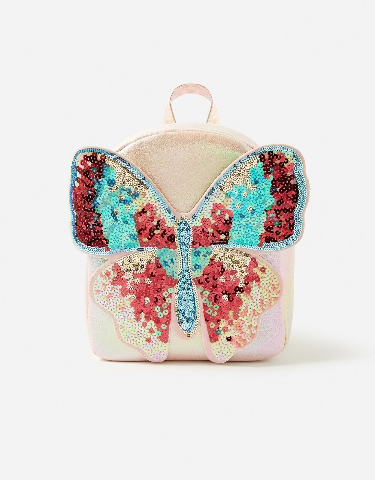 large sequin backpack