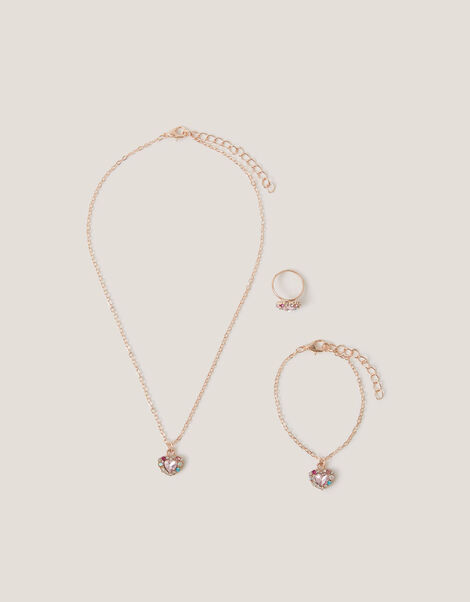 Jewel Heart Jewellery Set, , large