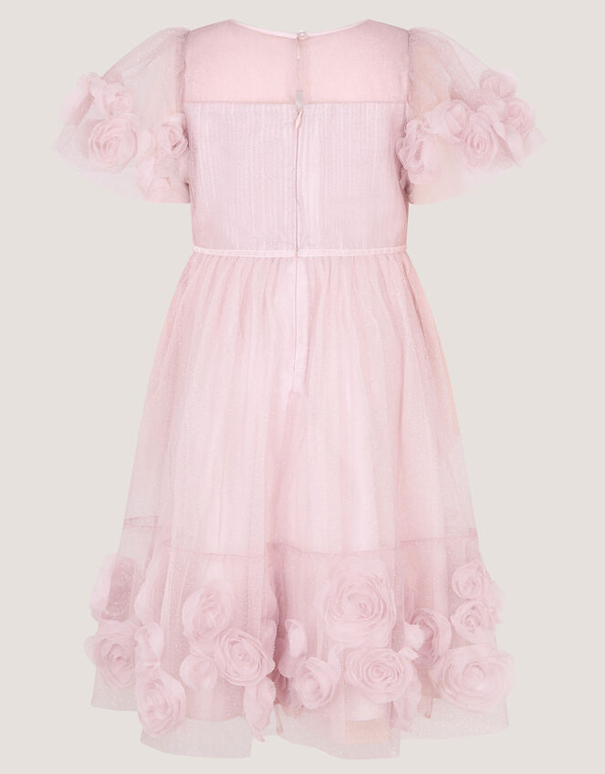 Remi Rose Appliqu&eacute; Glitter Party Dress, Pink (PINK), large