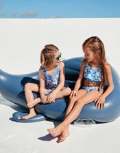 Resort Print Bikini Set, Blue (BLUE), large