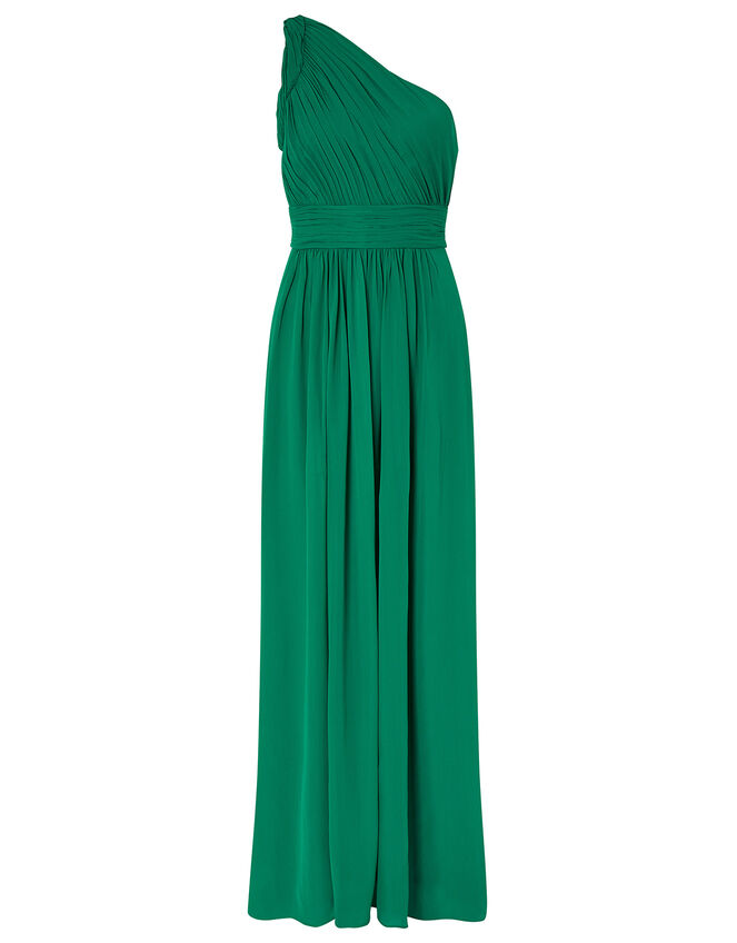 Dani One-Shoulder Maxi Dress, Green (GREEN), large