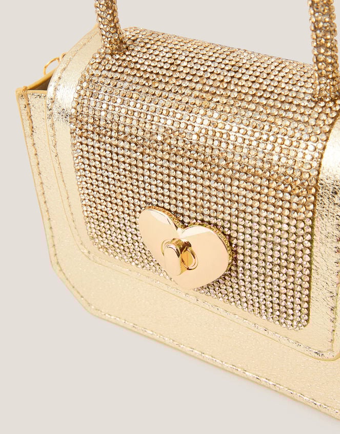 Mini Metallic Handbag, , large