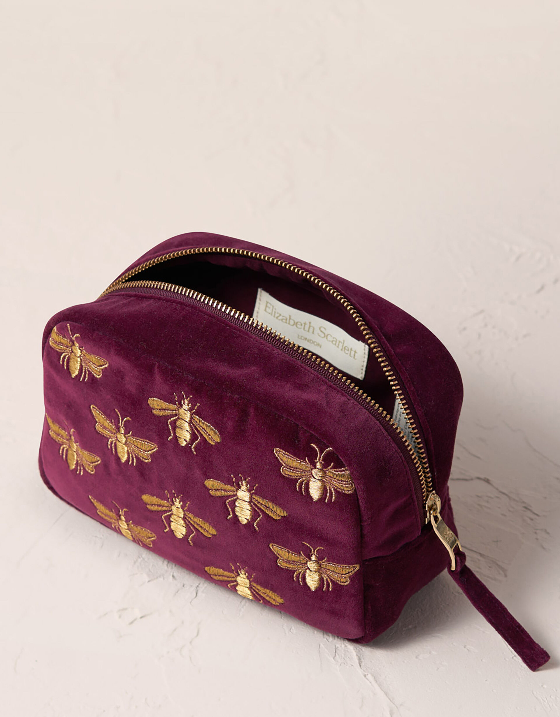 Elizabeth Scarlett Honey Bee Make Up Bag