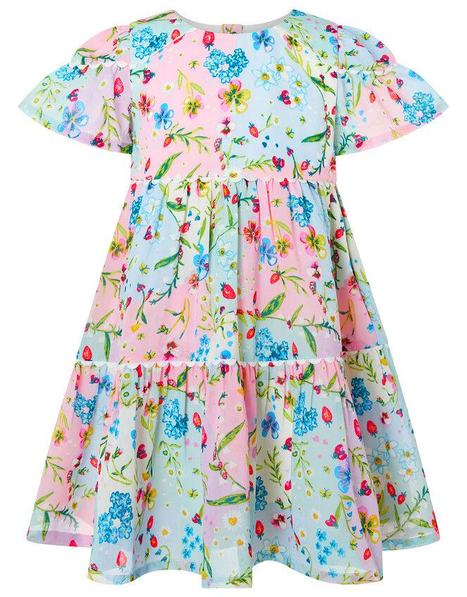 Baby Hester Floral Dress, Pink (PINK), large