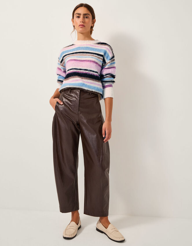 Sylvie Stripe Jumper, Ivory (IVORY), large