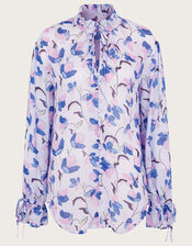 Honey Print Blouse with LENZING™ ECOVERO™, Purple (LILAC), large