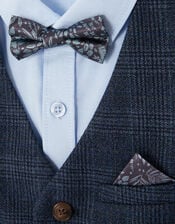 Three-Piece Oliver Check Vest & Shirt Set, Blue (NAVY), large