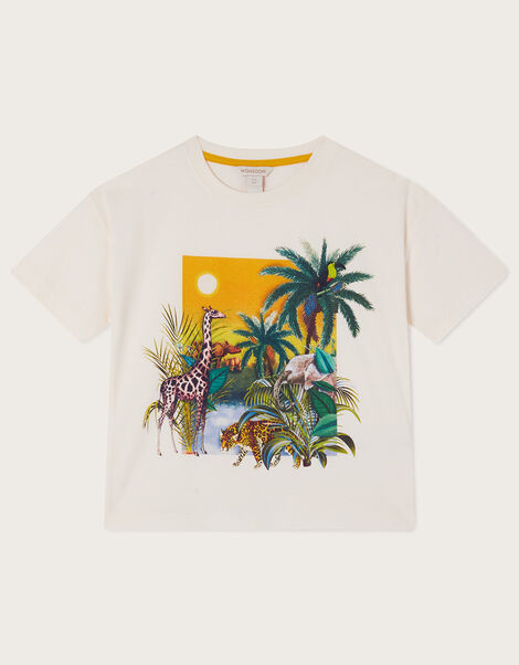 Safari Print T-Shirt Multi, Multi (MULTI), large