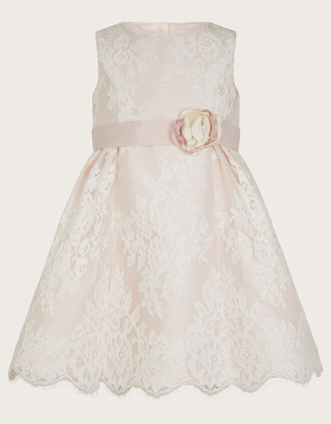Baby Valeria Lace Dress, Pink (PINK), large