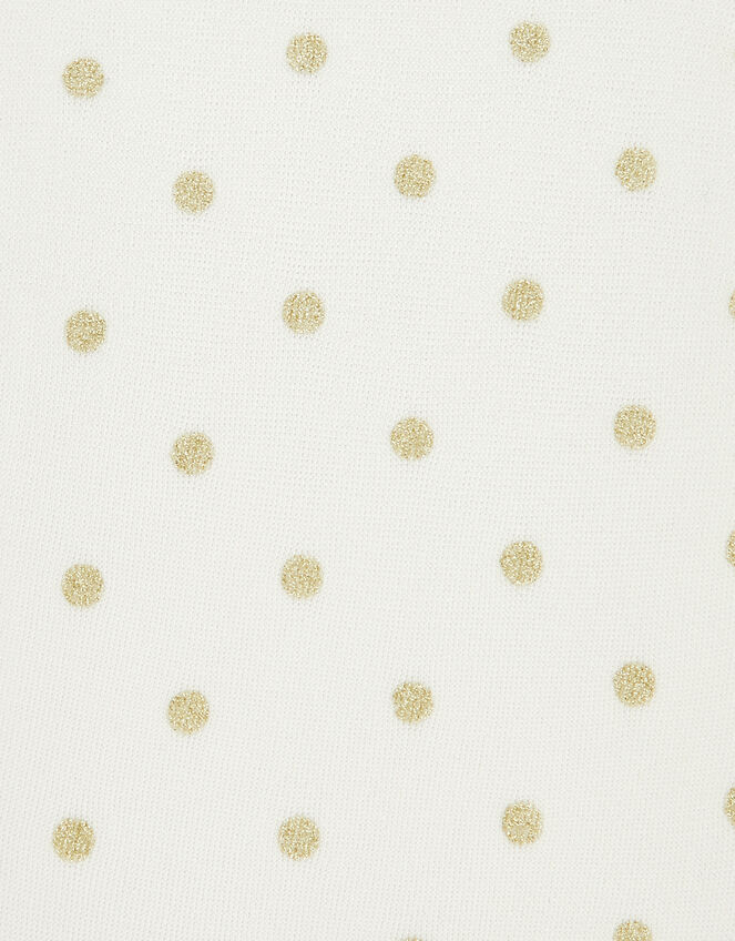 Baby Glitter Spot Tights, Gold (GOLD), large