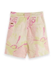 Scotch and Soda Floral Print Casual Shorts, Pink (PINK), large