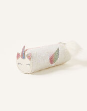Sequin Unicorn Pencil Case, , large
