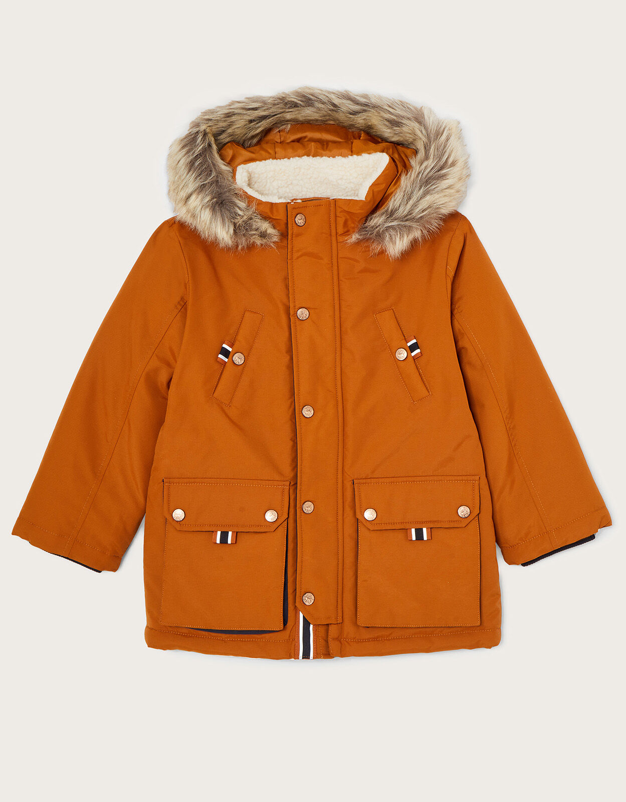Monsoon deals orange coat