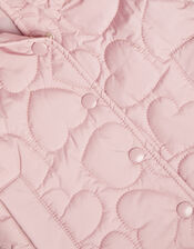 Baby Heart Quilted Bomber Coat, Purple (LILAC), large