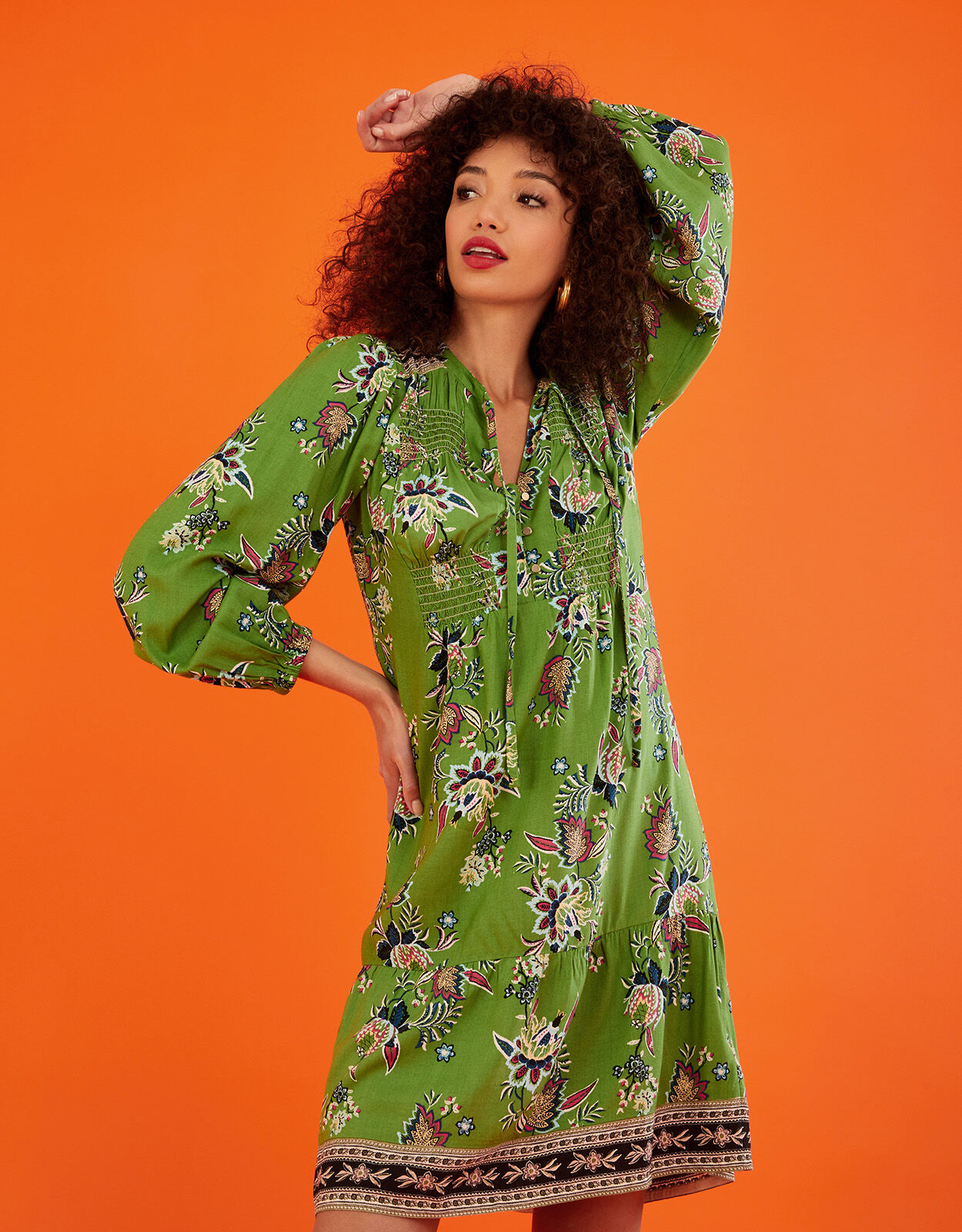Green tunic dress 2025