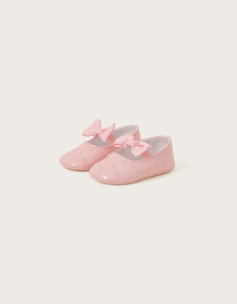 Patent Heart Booties Pink, Pink (PINK), large