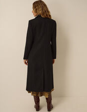 Celia Wool Blend Coat, Black (BLACK), large