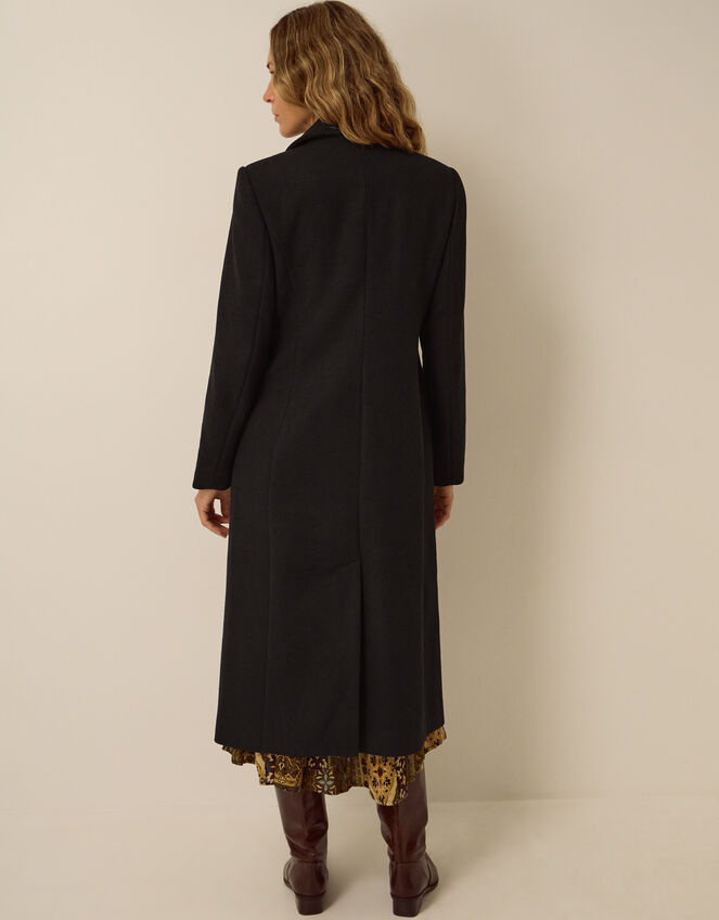 Celia Wool Blend Coat, Black (BLACK), large
