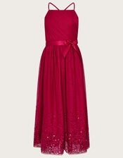Lana Sequin Prom Dress, Red (RED), large