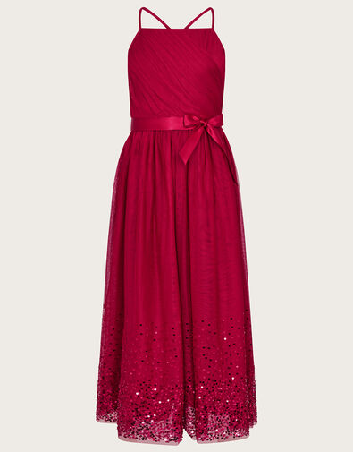 Lana Sequin Prom Dress Red, Red (RED), large