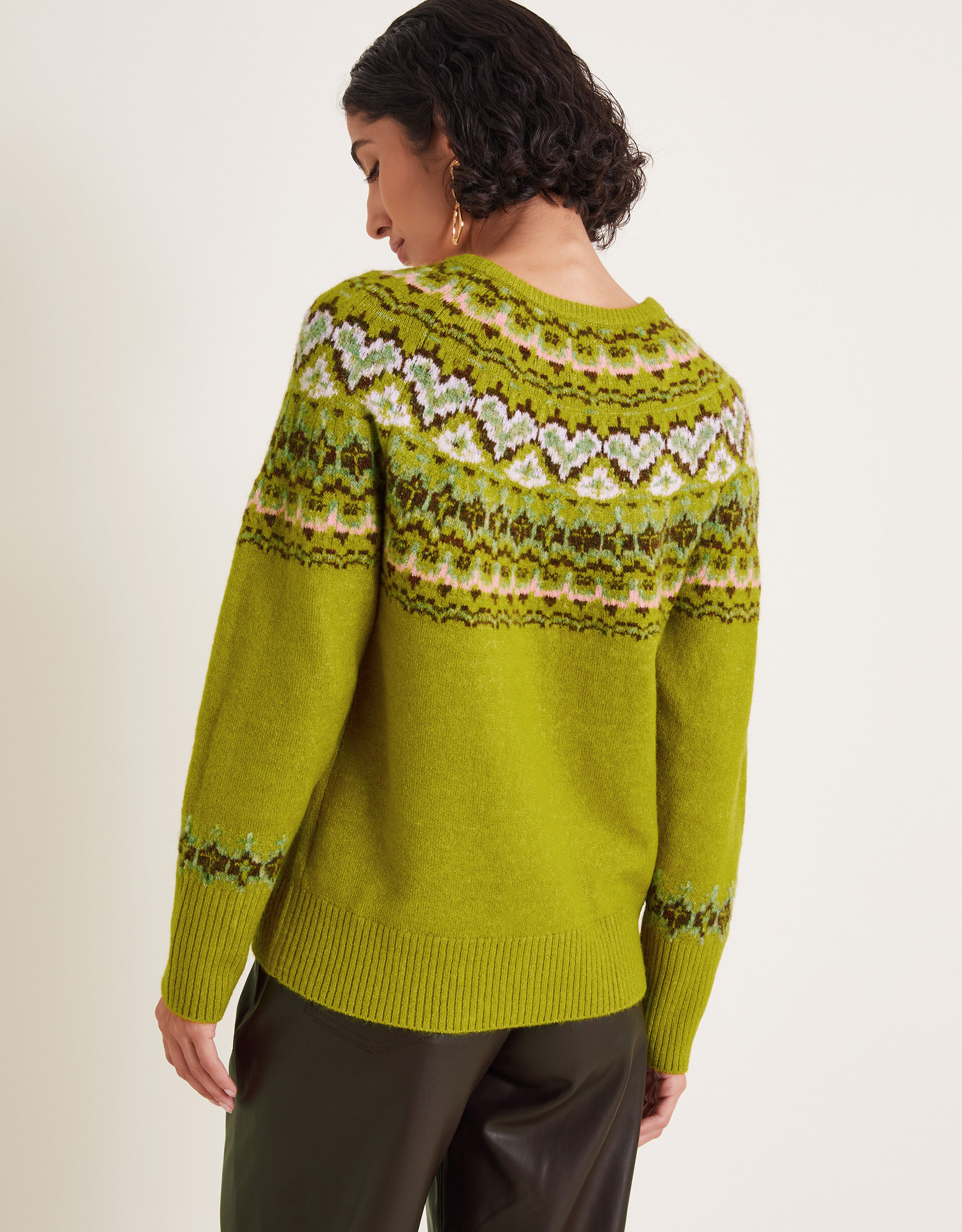 Monsoon green jumper clearance