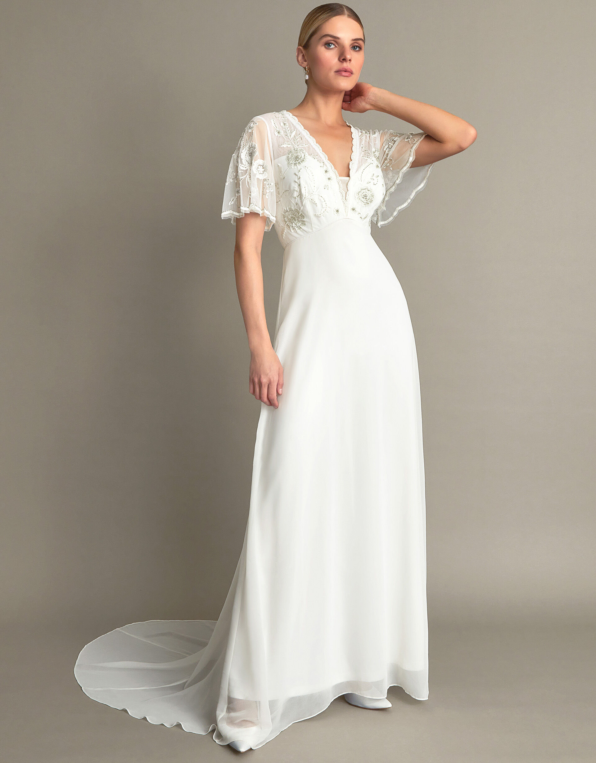 Monsoon lace hot sale wedding dress