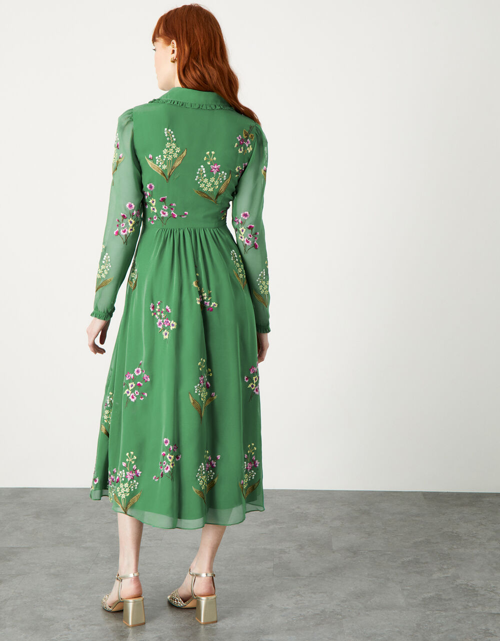 Maxine Shirt Dress Green Evening Dresses Monsoon Global.