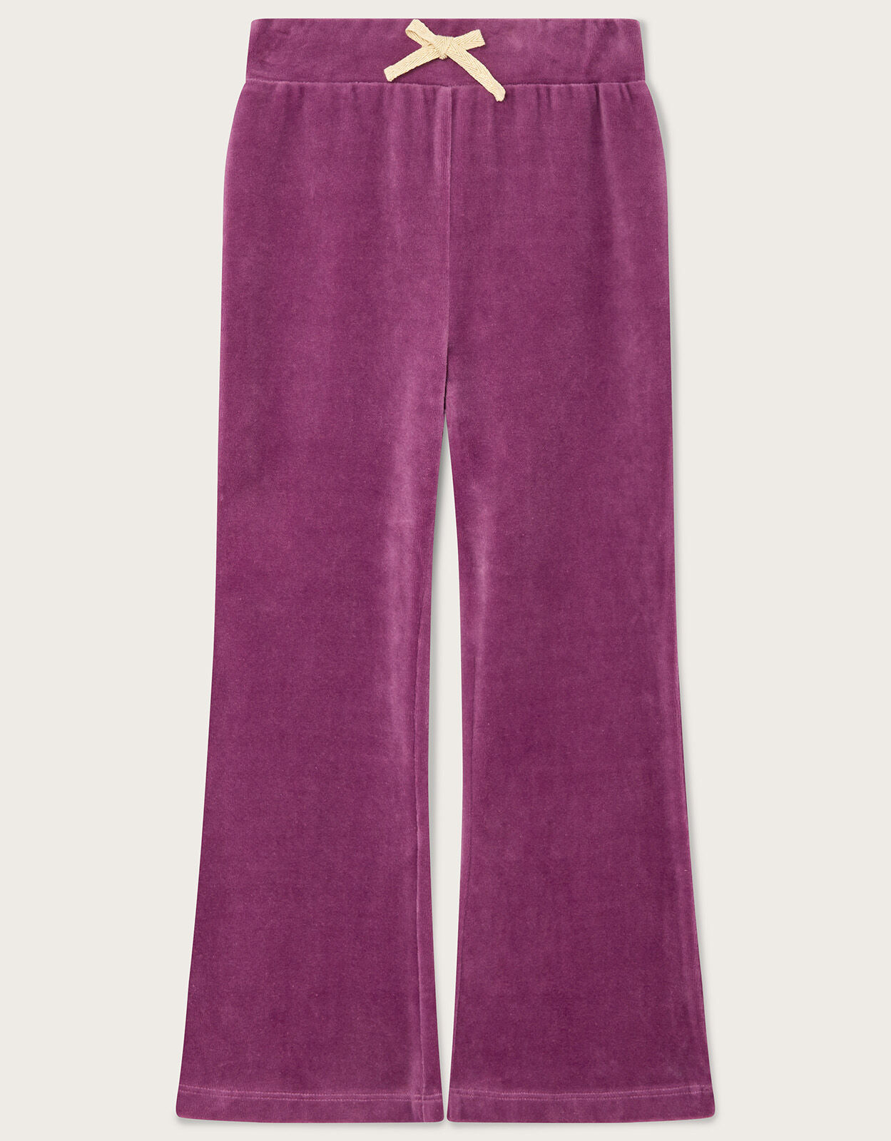 Purple velvet joggers store
