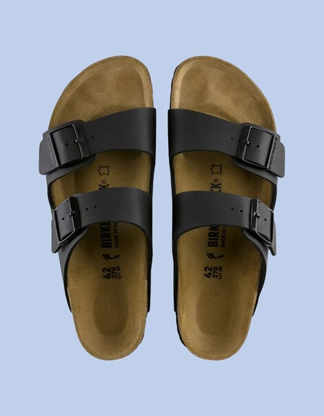 Birkenstock Arizona Two-Strap Sandals, Black (BLACK), large