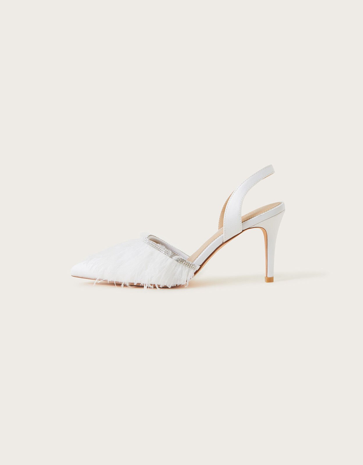Marabou kitten heels shop