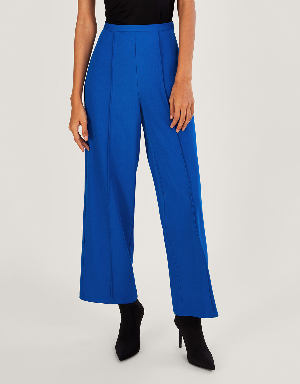 Lauren Wide Leg Trousers Blue