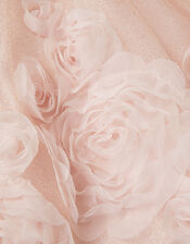 Glinda Appliqué Glitter Party Dress, Pink (PINK), large