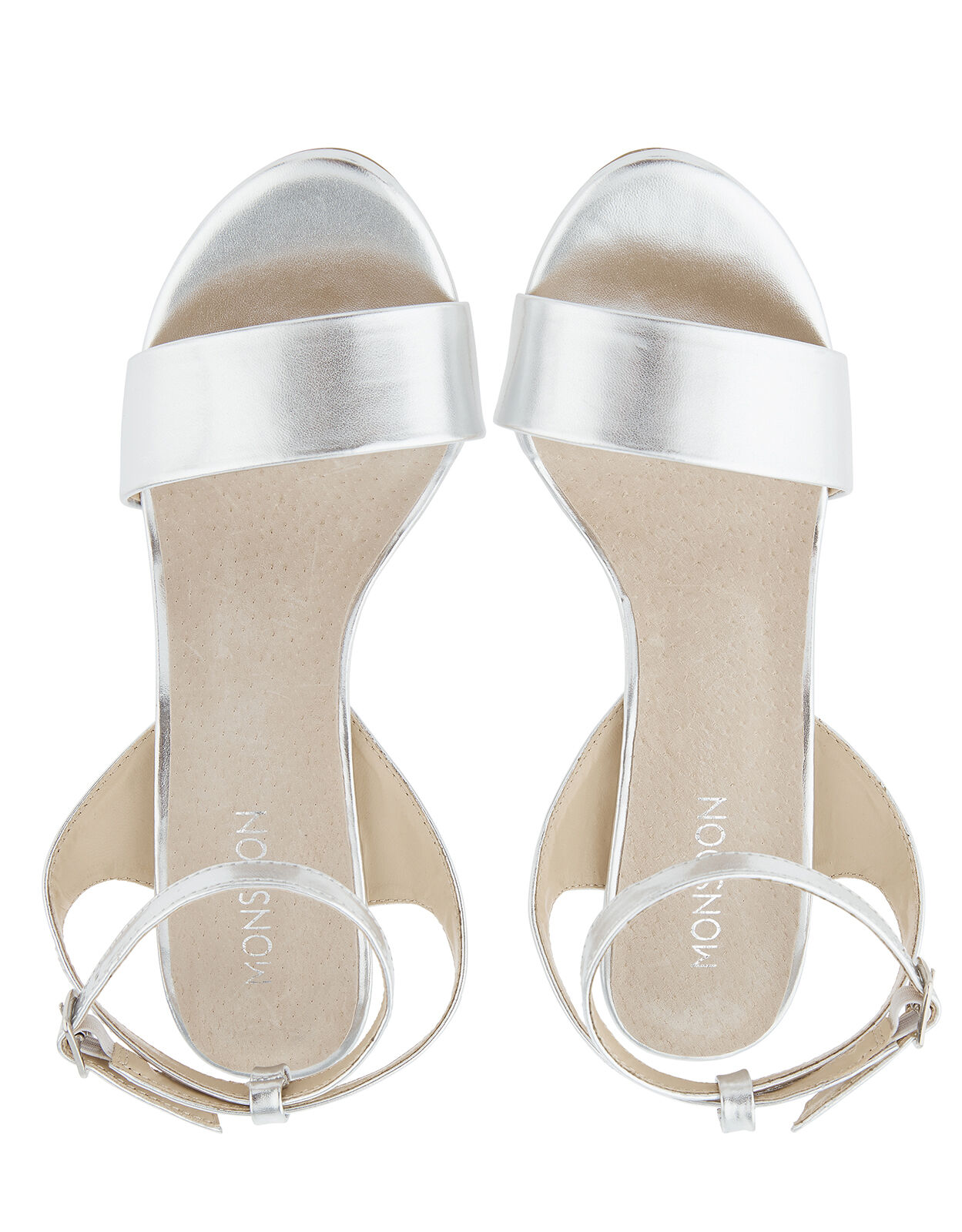 Sue Strappy Occasion Sandals Silver Occasion Shoes Monsoon Global
