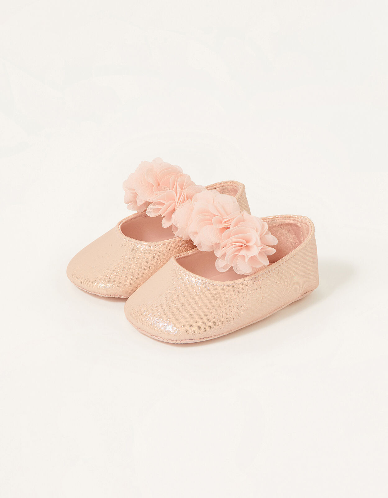 Textured Corsage Booties Pink Baby Booties Monsoon Global