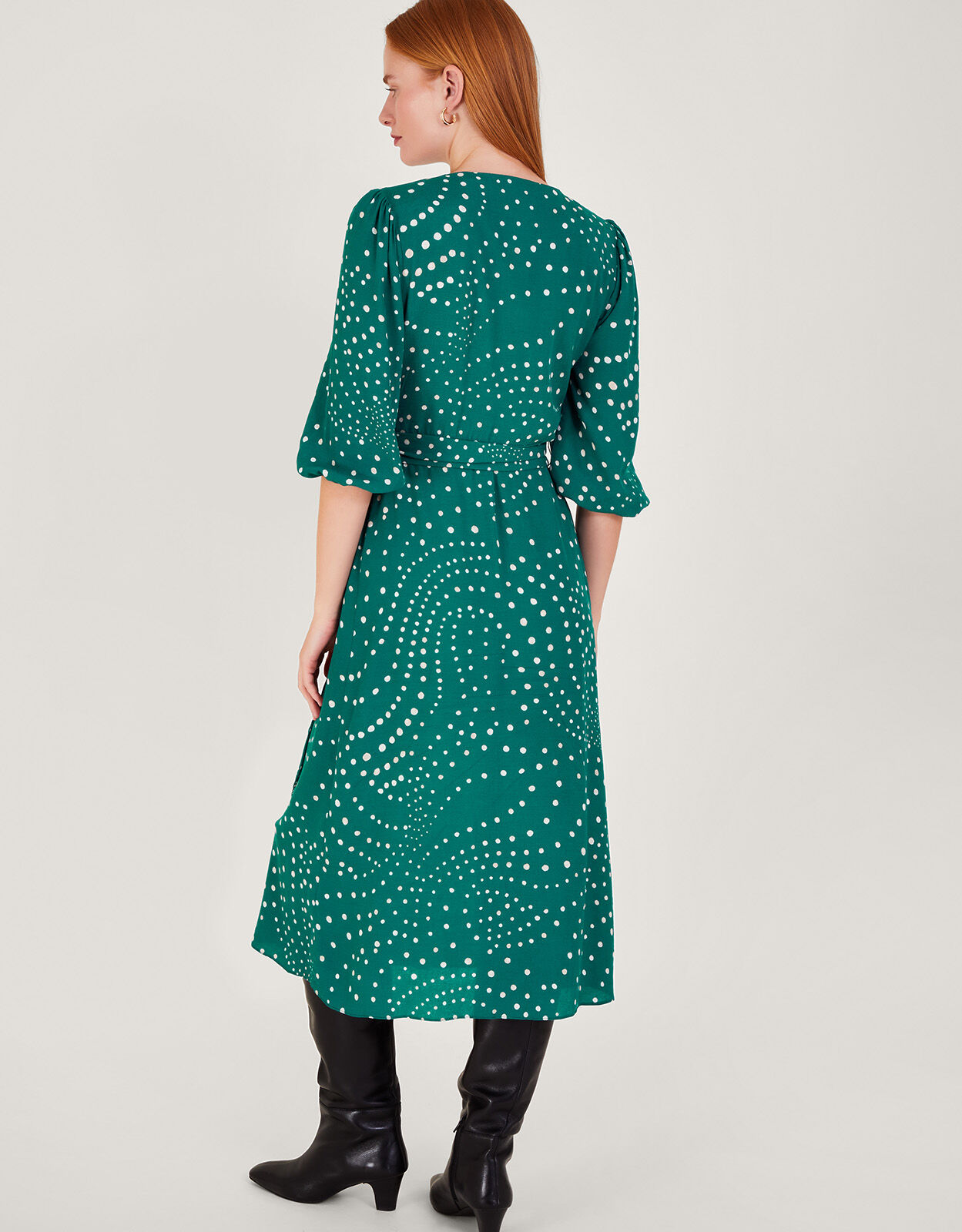 Monsoon spot dress deals