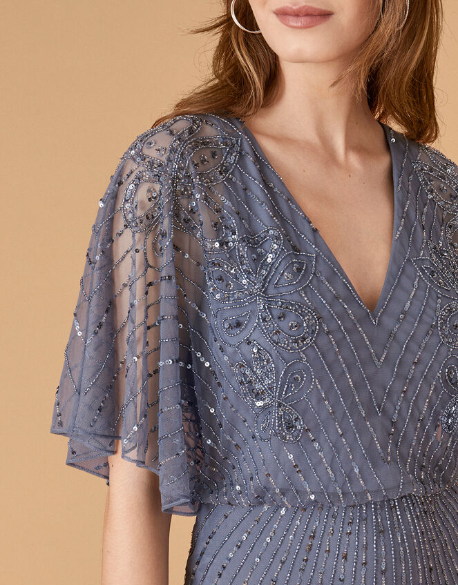 ARTISAN Holly Floral Maxi Dress, Blue (DARK BLUE), large